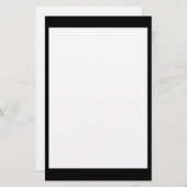 白黒文房具 便箋 (正面/裏面)