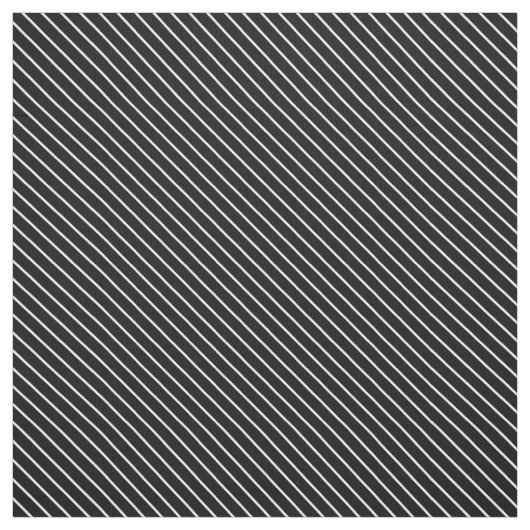 白黒斜めの細い縦縞- ファブリック (見本)
