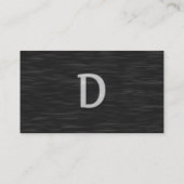 白黒斜めの"D"の名刺 名刺 (裏面)