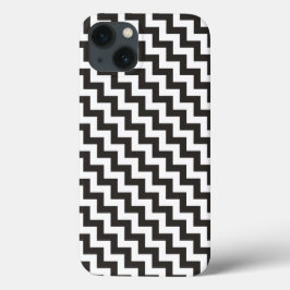 白黒斜めChevrons iPhone 6 Xtremeケース 13ケース