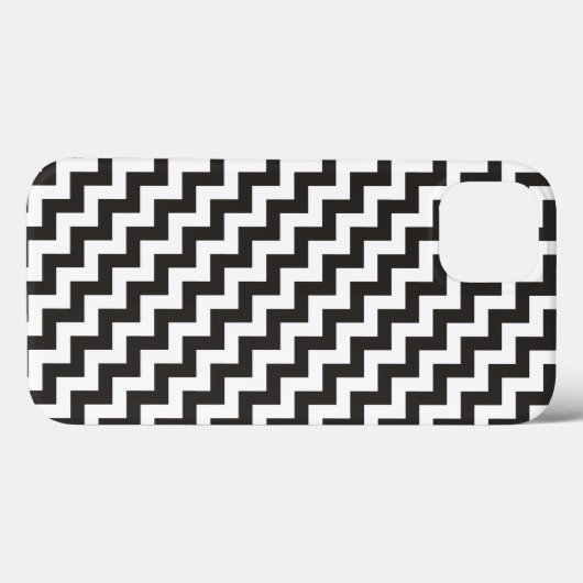 白黒斜めChevrons iPhone 6 Xtremeケース Case-Mate iPhoneケース (裏面 (横))