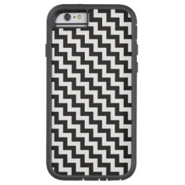 白黒斜めChevrons iPhone 6 Xtremeケース iPhone 13ケース