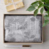 白黒新聞フローラエフェメラ 薄葉紙 (ギフト)