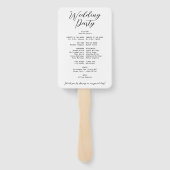 白黒旅程結婚式計画 ハンドファン (裏面)