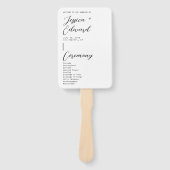 白黒旅程結婚式計画 ハンドファン (正面)