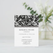 白黒旋回リハーサルディナーカード 招待状 (スタンド正面)