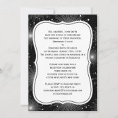 白黒日が差すことFireworks披露宴のみ 招待状 (正面)