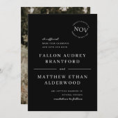 白黒日付シモダンール日付の保存 セーブザデート (正面/裏面)