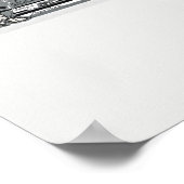 白黒旧世界地図Total War Battle Map ポスター (角)