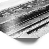 白黒旧汽車 フォトプリント            (角)