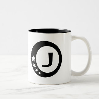 白黒星のコレクション ツートーンマグカップ