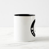 白黒星のコレクション ツートーンマグカップ (中央)