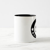 白黒星のコレクション ツートーンマグカップ (中央)