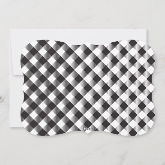 白黒星エレガントハッピーニューイヤーカード シーズンカード (裏面)