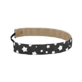 白黒星パターン アスレチックヘッドバンド (左)