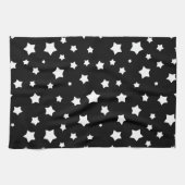白黒星パターン キッチンタオル (横)