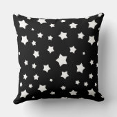 白黒星パターン クッション (裏面)