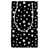 白黒星パターン スモールペーパーバッグ (正面)