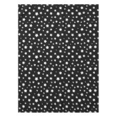 白黒星パターン テーブルクロス (正面)