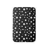 白黒星パターン バスマット (正面縦)