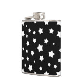 白黒星パターン フラスク (左)