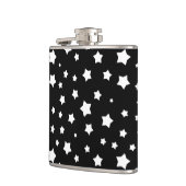 白黒星パターン フラスク (左)