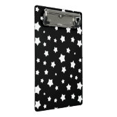 白黒星パターン ミニクリップボード (アングル)
