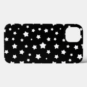 白黒星パターン Case-Mate iPhoneケース (裏面 (横))