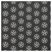 白黒星形五角形の祭壇の布材料 ファブリック (見本)