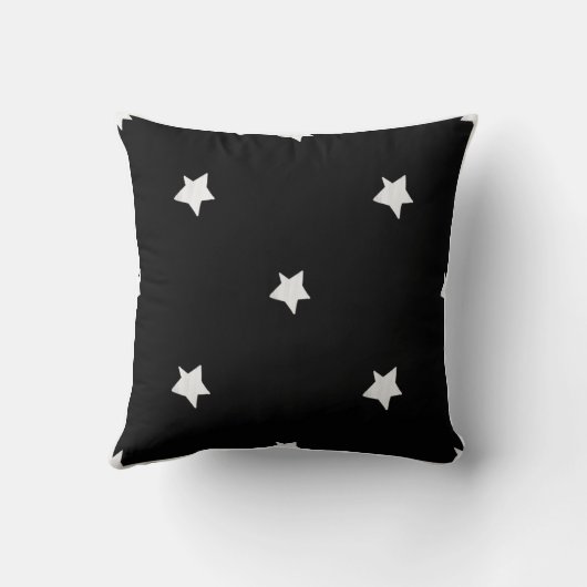 白黒星枕 クッション (裏面)