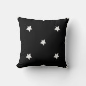 白黒星枕 クッション (正面)