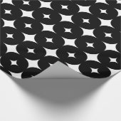 白黒星7 ラッピングペーパー (角)