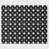 白黒星7 ラッピングペーパー (フラット)