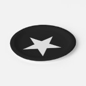 白黒星 ペーパープレート (アングル)