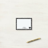 白黒星 ポストイット (デスク上)