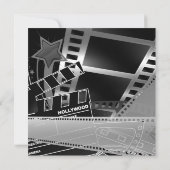 白黒映画スター生まれが誕生発表 案内状 (裏面)