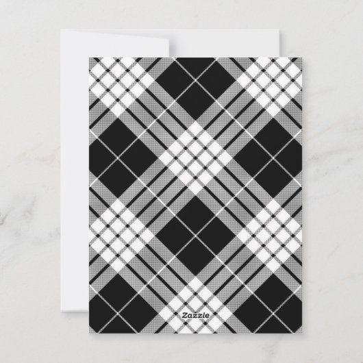 白黒暖かい願い写真クリスマス シーズンカード (裏面)