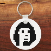 白黒暗号文#1 キーホルダー (正面)