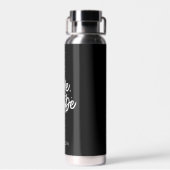 白黒書道ブライド族バチェロレッテ ウォーターボトル (背面)