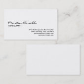 白黒書道標準名刺 名刺 (正面/裏面)