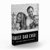 白黒最も最高のなパパ| フォトブロック (左)