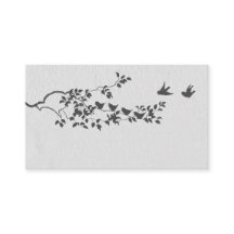 白黒最小主義の鳥の座席表