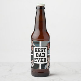 白黒最高のパパエバカスタム写真 ビールラベル