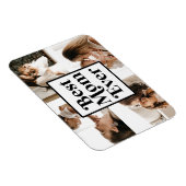 白黒最高のママエバカスタム写真 マグネット (右側)