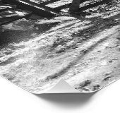 白黒木と門 フォトプリント            (角)