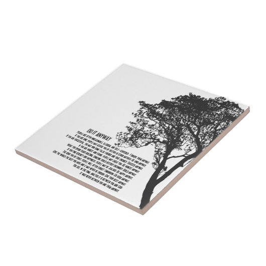 白黒木はそれをとにかくします タイル (側面)