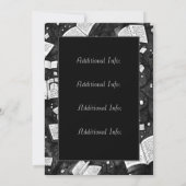 白黒本の発売パーティー 招待状 (裏面)