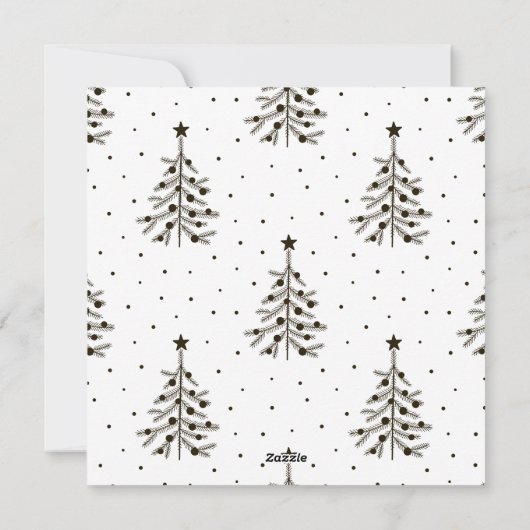 白黒松クリスマスフォトスクエア シーズンカード (裏面)