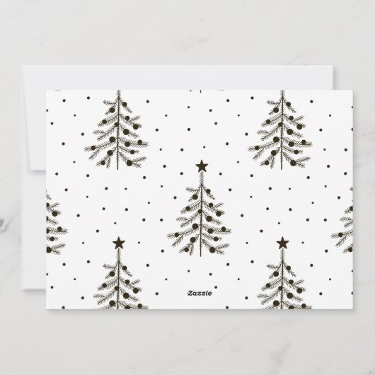 白黒松クリスマスフォト シーズンカード (裏面)