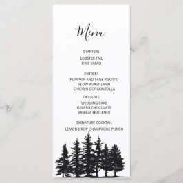 白黒松冬の結婚式 メニュー